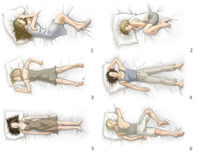 О чем говорит поза, в которой засыпает человек
